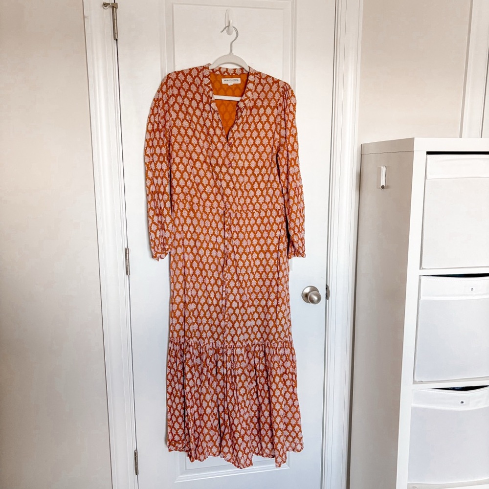 Emerson Fry India Collection Frances Dress Maxi Gigi Print - Picture 4 of 8